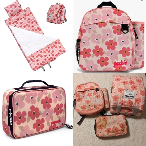 Daycare bundle lunch cooler bag backpack sleep mat - Picture 1 of 11